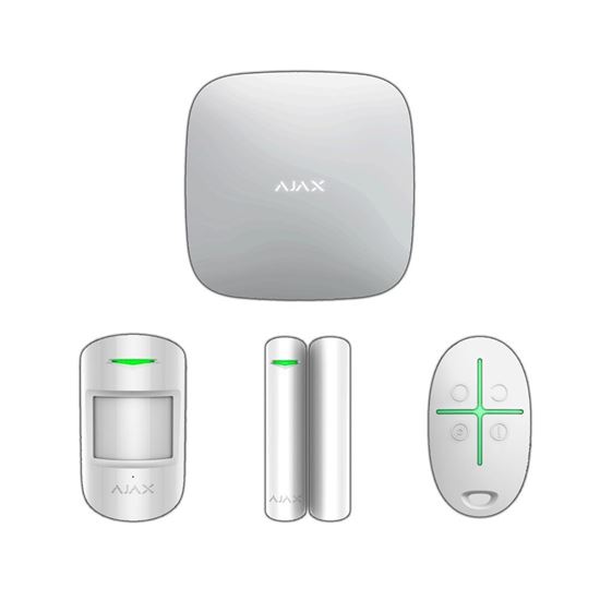 Ajax Starter Hub Kit Beyaz Kablosuz Alarm Seti